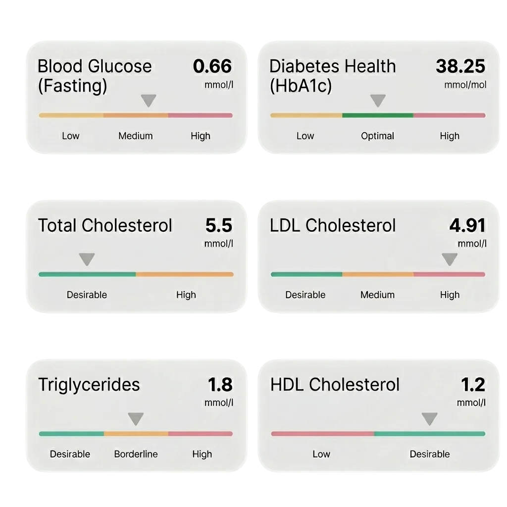 At home, painless blood screenings illustration